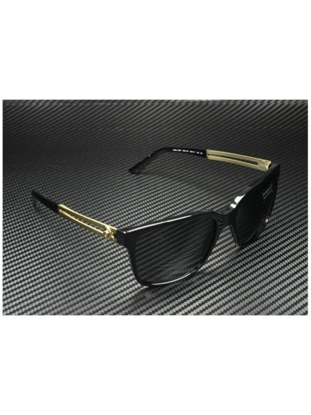 New Versace Men  Black Sunglasses  58- 17-